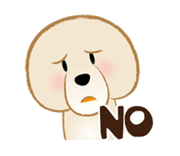 Gu Ge The Standard Poodle sticker #5114935