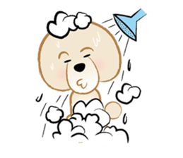 Gu Ge The Standard Poodle sticker #5114936