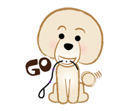 Gu Ge The Standard Poodle sticker #5114939