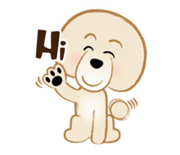Gu Ge The Standard Poodle sticker #5114941
