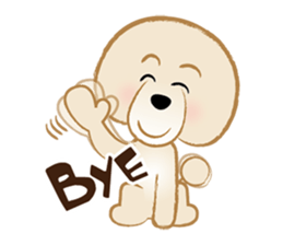 Gu Ge The Standard Poodle sticker #5114944