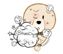 Gu Ge The Standard Poodle sticker #5114945