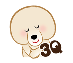 Gu Ge The Standard Poodle sticker #5114946