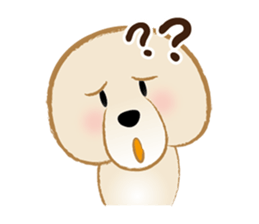 Gu Ge The Standard Poodle sticker #5114948