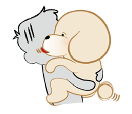 Gu Ge The Standard Poodle sticker #5114950