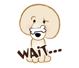 Gu Ge The Standard Poodle sticker #5114954