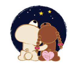 Gu Ge The Standard Poodle sticker #5114957