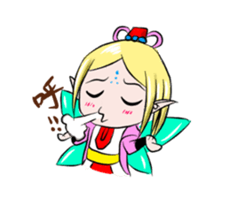 Fortunately playful fairy session sticker #5114979