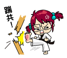 Absent-minded Girl sticker #5115414