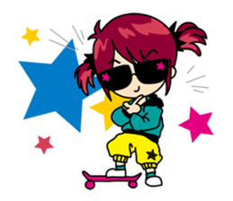 Absent-minded Girl sticker #5115417