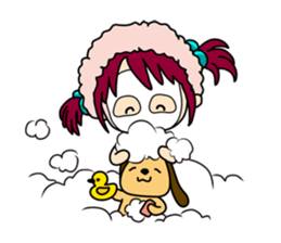 Absent-minded Girl sticker #5115418
