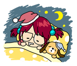 Absent-minded Girl sticker #5115433