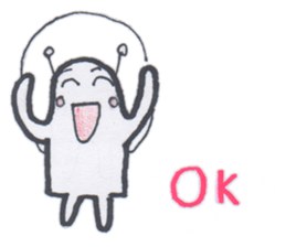 Uchu-kun no nichijou sticker #5116040