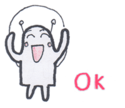 Uchu-kun no nichijou sticker #5116040