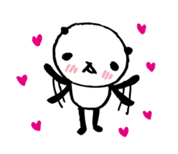 Every day of a panda- embarrassed - sticker #5116680