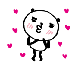 Every day of a panda- embarrassed - sticker #5116681