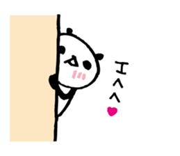 Every day of a panda- embarrassed - sticker #5116682