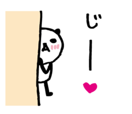 Every day of a panda- embarrassed - sticker #5116683