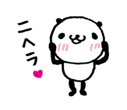 Every day of a panda- embarrassed - sticker #5116687