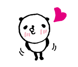 Every day of a panda- embarrassed - sticker #5116690