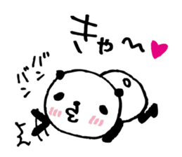 Every day of a panda- embarrassed - sticker #5116691