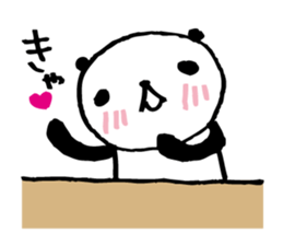 Every day of a panda- embarrassed - sticker #5116698