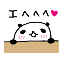 Every day of a panda- embarrassed - sticker #5116699