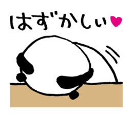 Every day of a panda- embarrassed - sticker #5116700