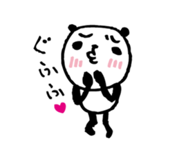 Every day of a panda- embarrassed - sticker #5116709