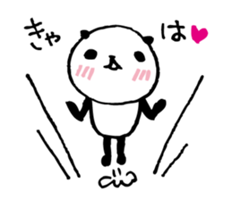 Every day of a panda- embarrassed - sticker #5116717