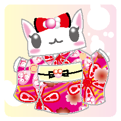 Loli cat (Japanese clothes ver)