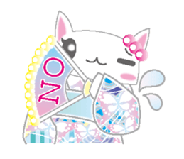 Loli cat (Japanese clothes ver) sticker #5117201