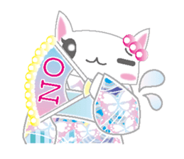 Loli cat (Japanese clothes ver) sticker #5117201