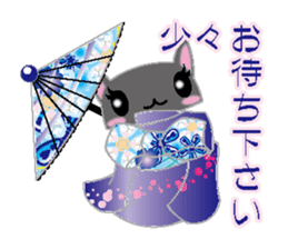 Loli cat (Japanese clothes ver) sticker #5117212