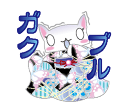 Loli cat (Japanese clothes ver) sticker #5117216