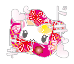 Loli cat (Japanese clothes ver) sticker #5117220