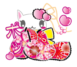 Loli cat (Japanese clothes ver) sticker #5117229