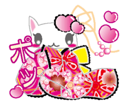 Loli cat (Japanese clothes ver) sticker #5117229