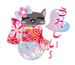 Loli cat (Japanese clothes ver) sticker #5117232