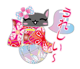 Loli cat (Japanese clothes ver) sticker #5117232
