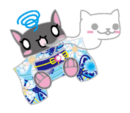 Loli cat (Japanese clothes ver) sticker #5117234