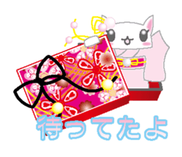 Loli cat (Japanese clothes ver) sticker #5117235