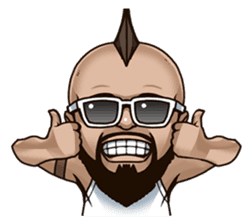 Mr. BIG WAVE sticker #5117239