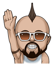 Mr. BIG WAVE sticker #5117241