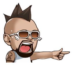 Mr. BIG WAVE sticker #5117257