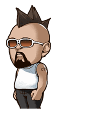 Mr. BIG WAVE sticker #5117260