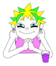 punk rokuroh. he loves punk rock. sticker #5117297