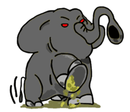 Elephant pig sticker #5117410