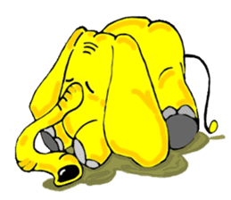 Elephant pig sticker #5117415