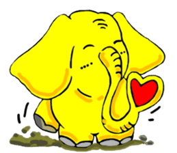 Elephant pig sticker #5117416